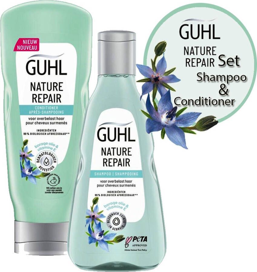 Guhl Set: Nature repair Shampoo 250ml en conditioner 200 ml