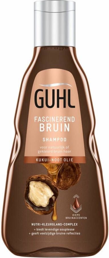 Guhl Fascinerend Bruin shampoo 4 x 250 ml voordeelverpakking