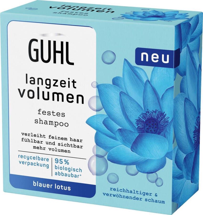 Guhl Solid shampoo Bar langdurig volume (75 g)
