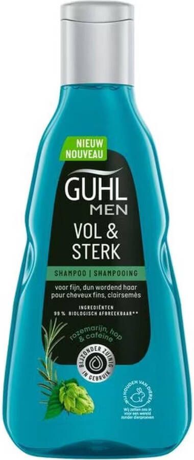 Guhl x4 Men Vol & Sterk Shampoo 250 ML