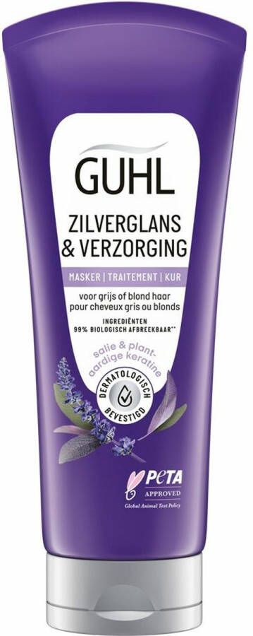 Guhl Zilverglans & Verzorging 2-in-1 masker & conditioner 200 ml