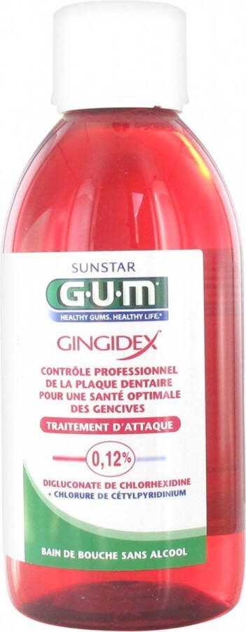 Gum Gingidex Mondwater Aanvalsbehandeling 300 ml