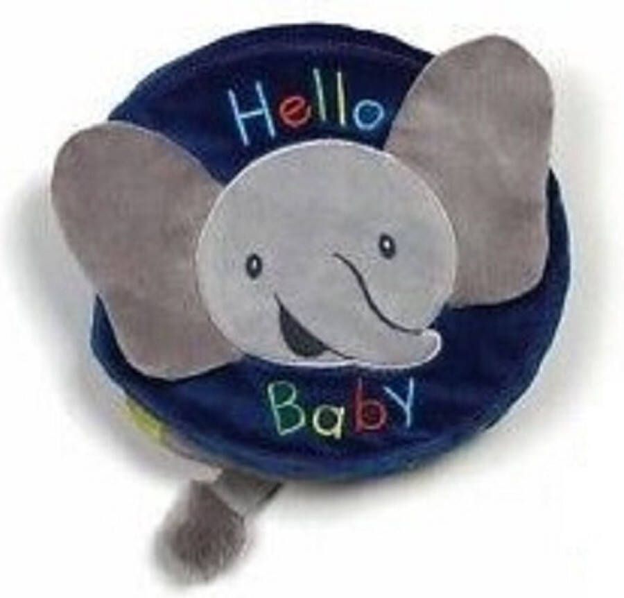 GUND Baby Babyboek olifant rond met voelelementen 18 cm