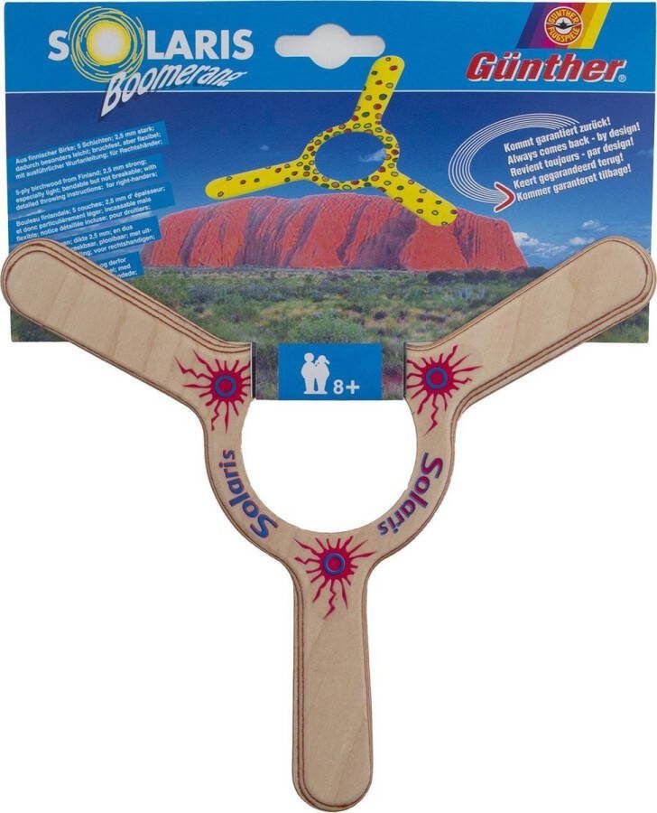 Gunther Boemerang Solaris PRO boomerang 5 lagen Finse berk 22 CM
