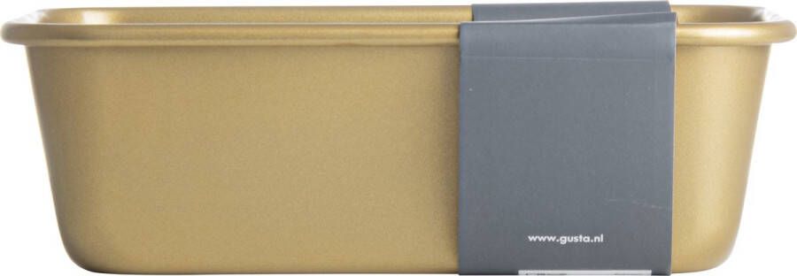 Gusta Bakvorm Goud Cakevorm Broodvorm 24x14x7 6cm
