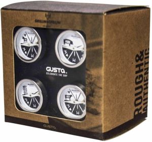 Gusta Barbecue thermometerset 4-delig 03250140