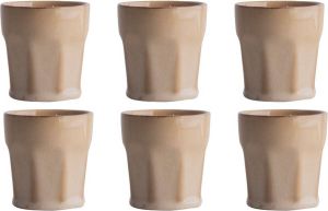 Gusta Chantilly Espresso Mok Kopje 100ml Creme set 6 stuks