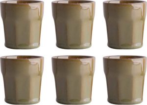 Gusta Chantilly Espresso Mok Kopje Groen 100ml set 6 stuks