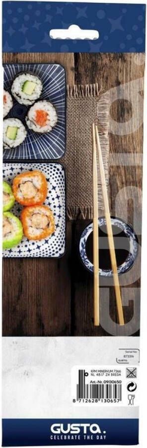 Gusta Bamboe sushi stokjes set 6 stuks