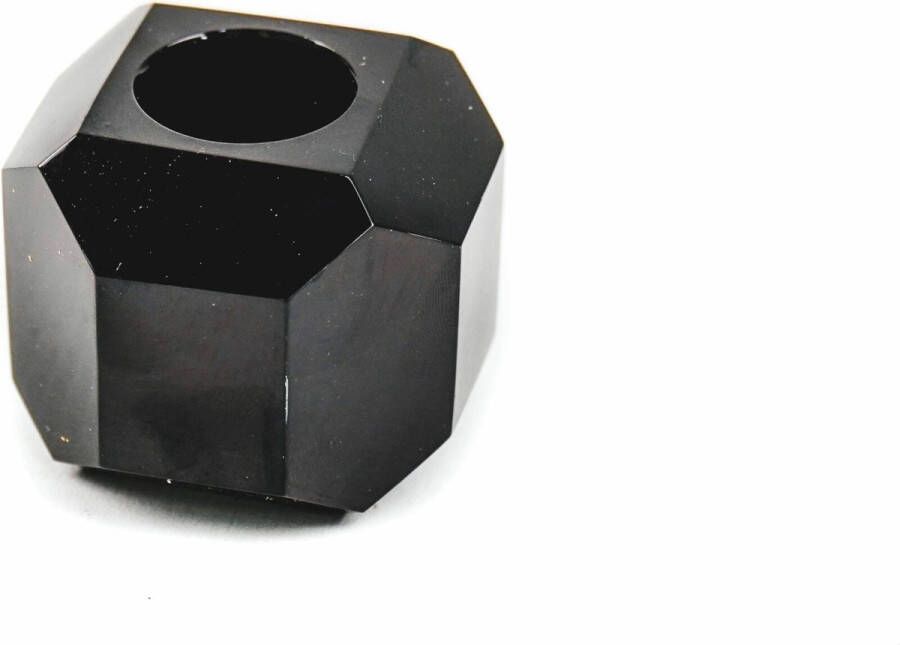 Housevitamin HV Kristal Kandelaar- 5x5x5cm Zwart