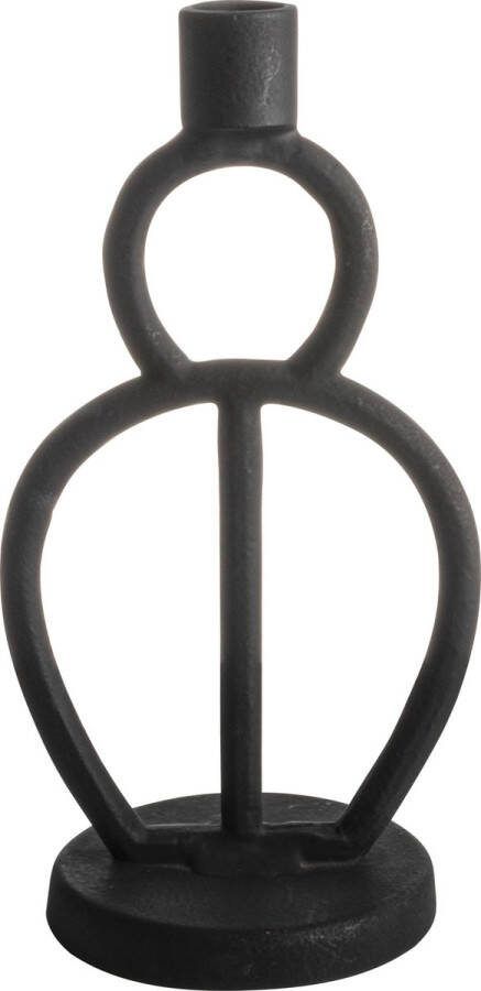 Gusta Dinerkaarshouder metaal 13 x 10 5 x 25 cm zwart