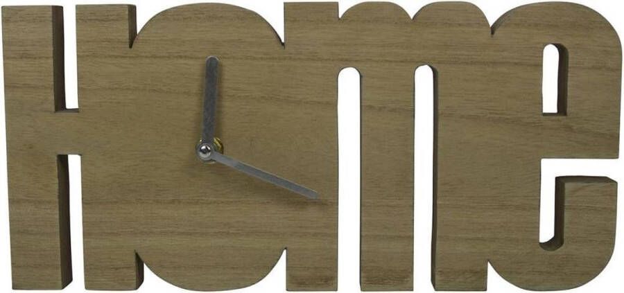 Gusta Klok Home bruin 29.5x3x14 cm 04160450