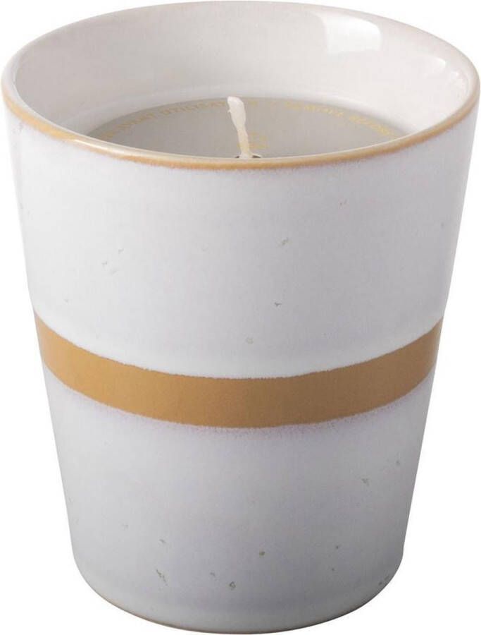 Gusta® Gusta koffiemokje met kaars oranje keramiek- paraffine Ø 8 centimeter keramiek- paraffine Ø 8 centimeter