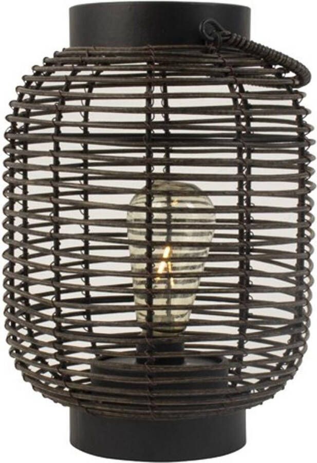 Gusta® Gusta Rotan Lantaarn Met LED 17cm