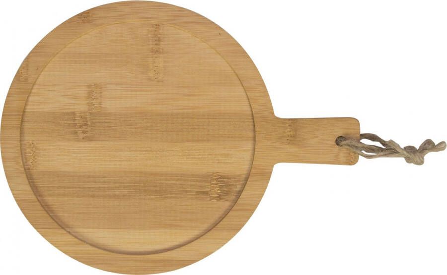 Gusta serveerplank Paddle rond Bamboe 20cm