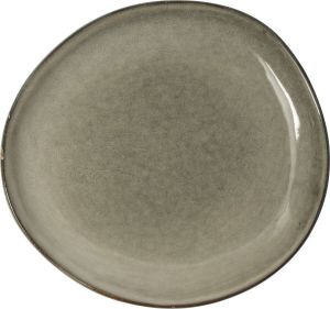 Gusta ontbijtbord grijs Servies aardewerk 20 5 centimeter x 19 centimeter
