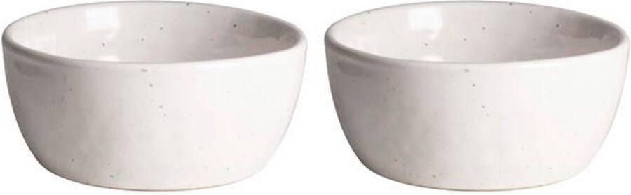 Gusta Schaaltjes 'Freckle' (Wit set van 2 Ø 10cm)