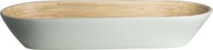 Gusta Schaal Bamboe 28 5x15x7 cm Groen