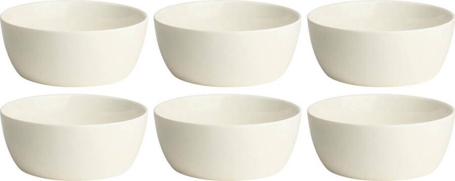 Gusta Schaaltje Wit ø10 5x4 5cm set 6 stuks