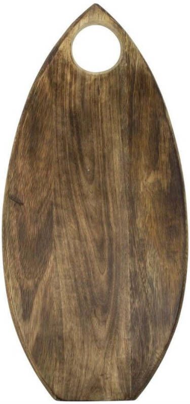 Gusta Serveerplank Ovaal Mangohout 49x23cm