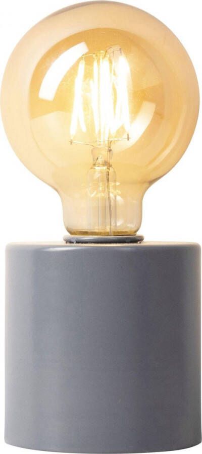 Gusta® Tafellamp LED ø8x18cm Zilver grijs