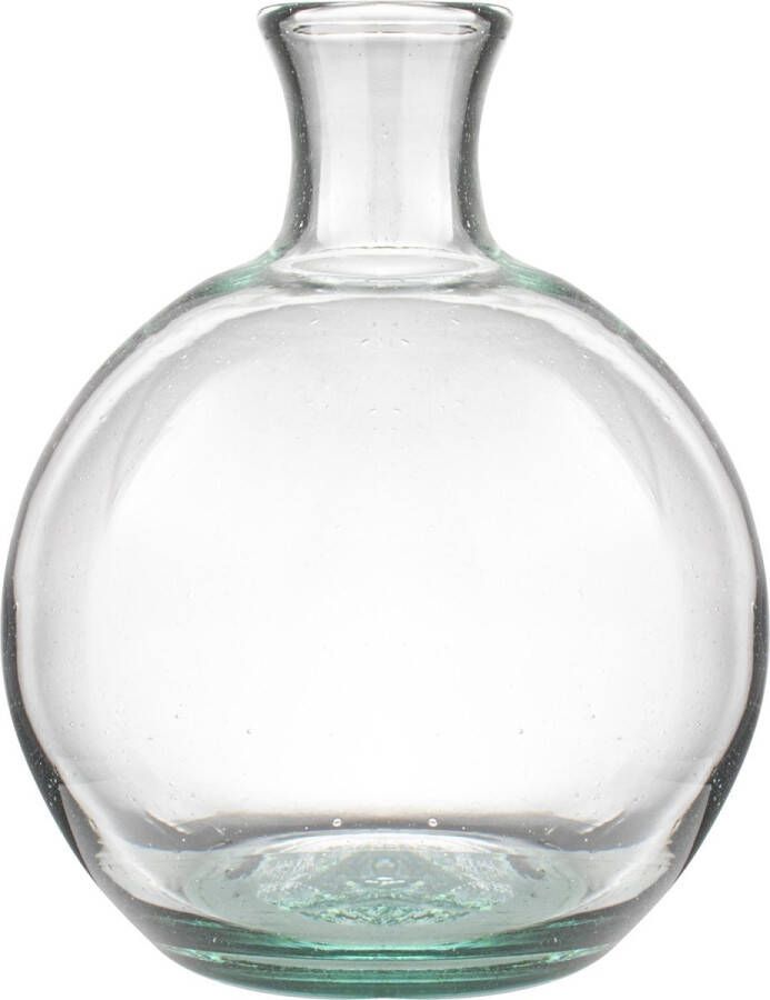 Gusta® Vaas bol gerecycled glas ø18x24cm