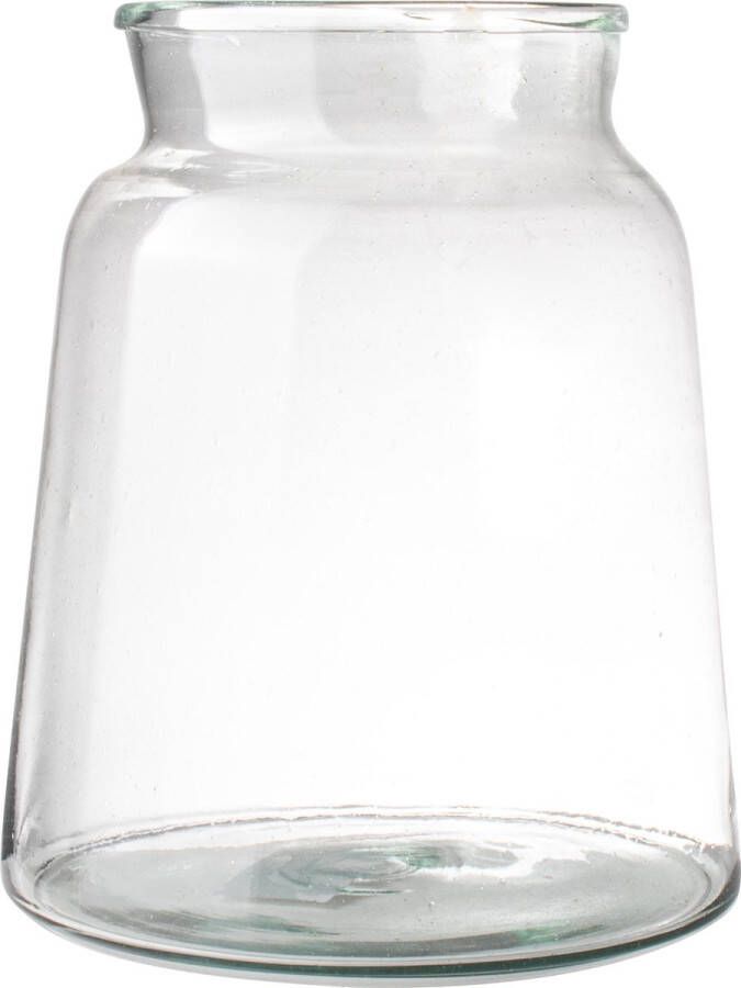 Gusta® Vaas gerecycled glas ø21x22cm