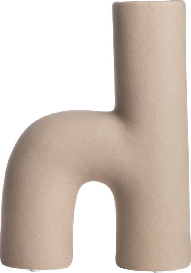 Gusta Porseleinen vaas in Hvorm &apos;Oskar&apos; Beige