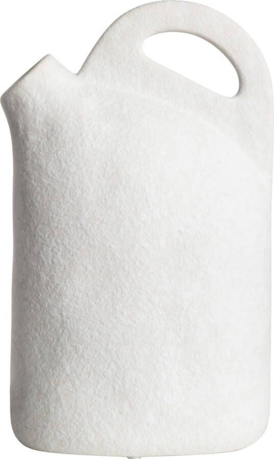 Gusta® Gusta Vaas met Handvat 15 8x9 8x25cm Wit