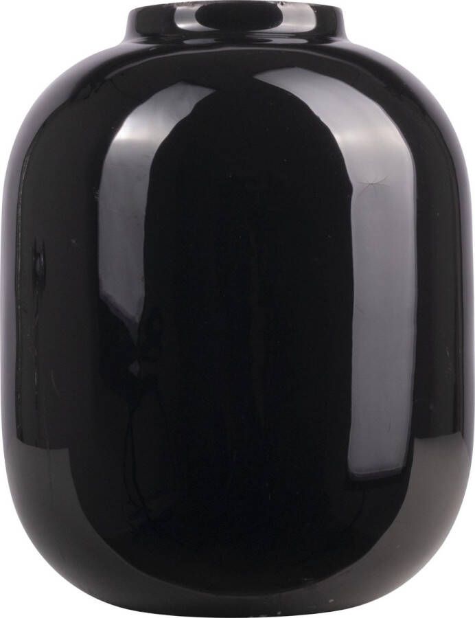 Gusta® Vaas metaal ø16.5x21cm zwart