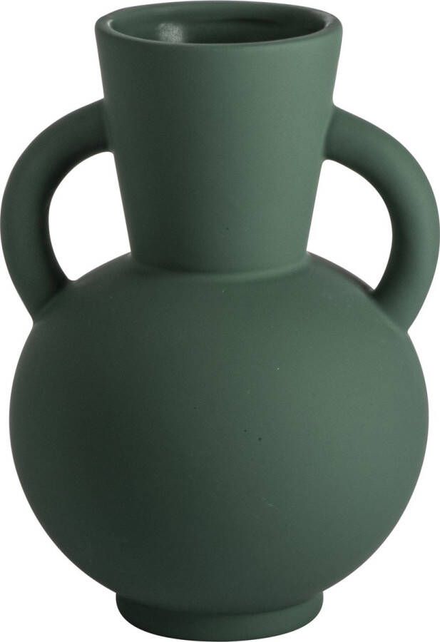 Gusta® Vaas rubberlook ø13 6x20 2cm groen