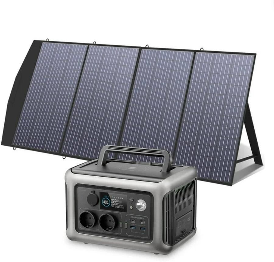 GUTEC Stroomgenerator Zonnepanelen Compleet Pakket Snel Oplaadbaar Zonnepanelen Met Stekker Voor Draadloze Energie