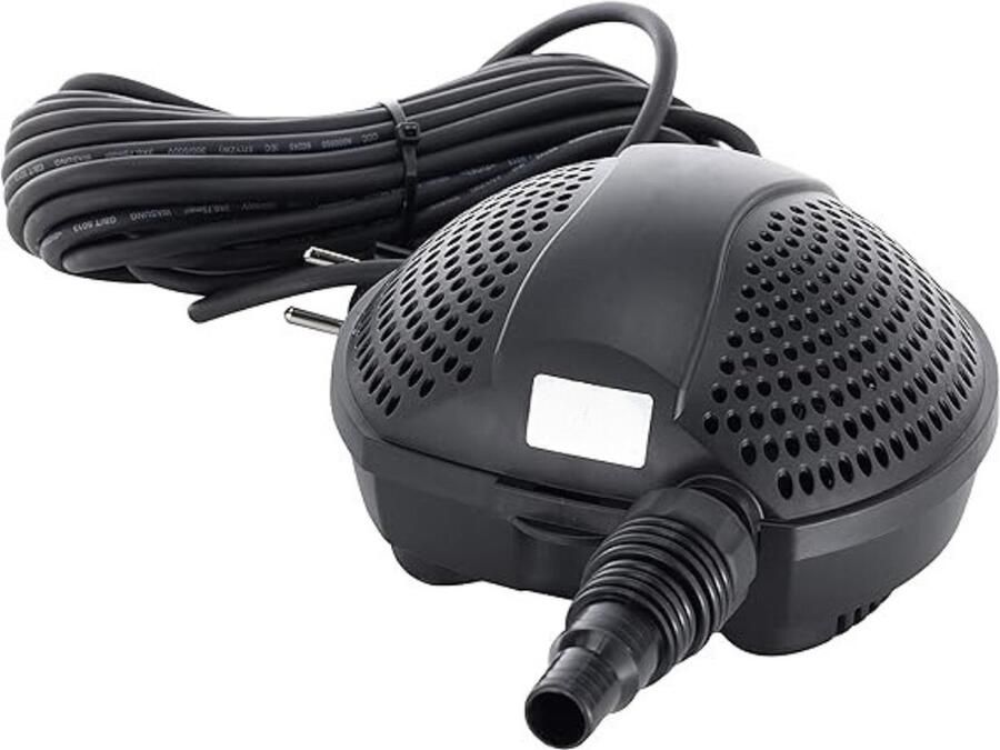 GUTEC Vijverpomp Voor In Vijver 3500L u Filterpomp Voor Onder Water Met Opvoerhoogte Tot 2.4m Dompelpomp Vijverpompen Met 10m Kabel