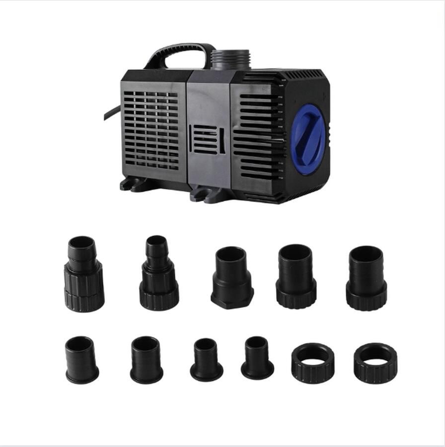 GUTEC Vijverpomp Voor In Vijver [ 4500L u ] Vijverpompen Voor Onder Water Met Instelbaar Debiet Tot 4.0m Diep Dompelpomp Met Vergendelsysteem 30W