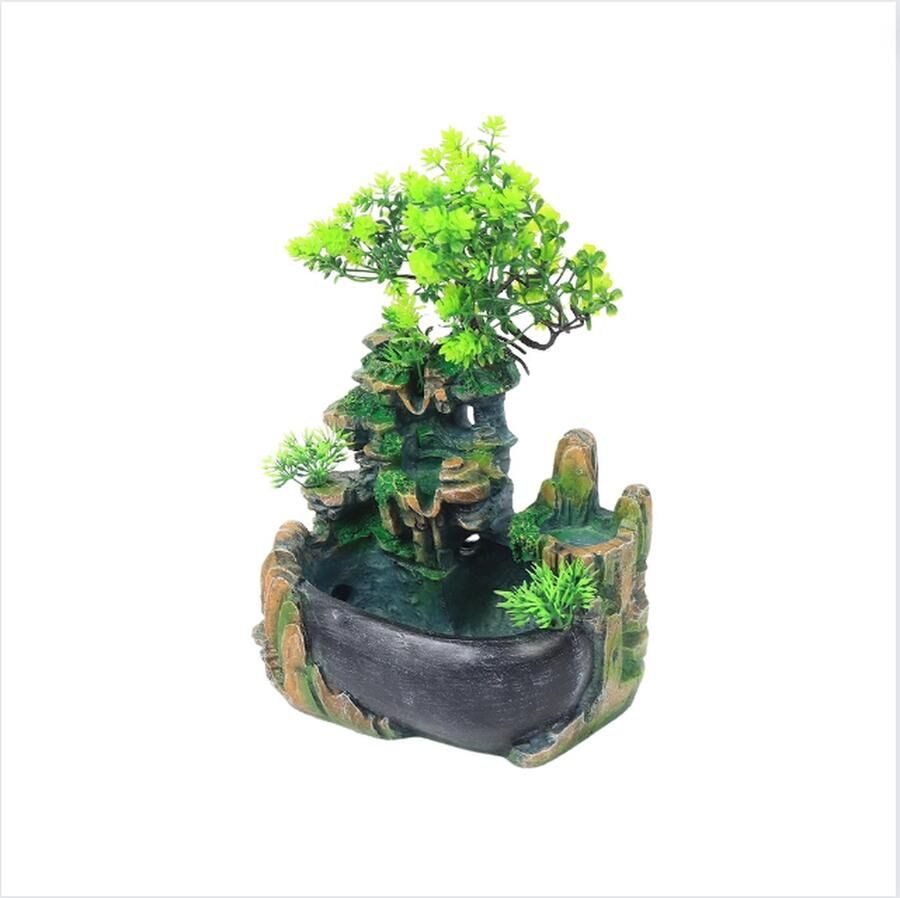 GUTEC Waterornament Waterornamenten Voor Buiten Paars Led Kamerfontein Binnenfontein Met Ledverlichting