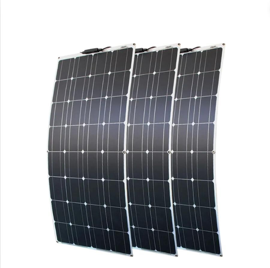 GUTEC Zonnepanelen Compleet Pakket Zonnepanelen Met Stekker Max Power300W Zonnepanelen Met Stekker 18.18V
