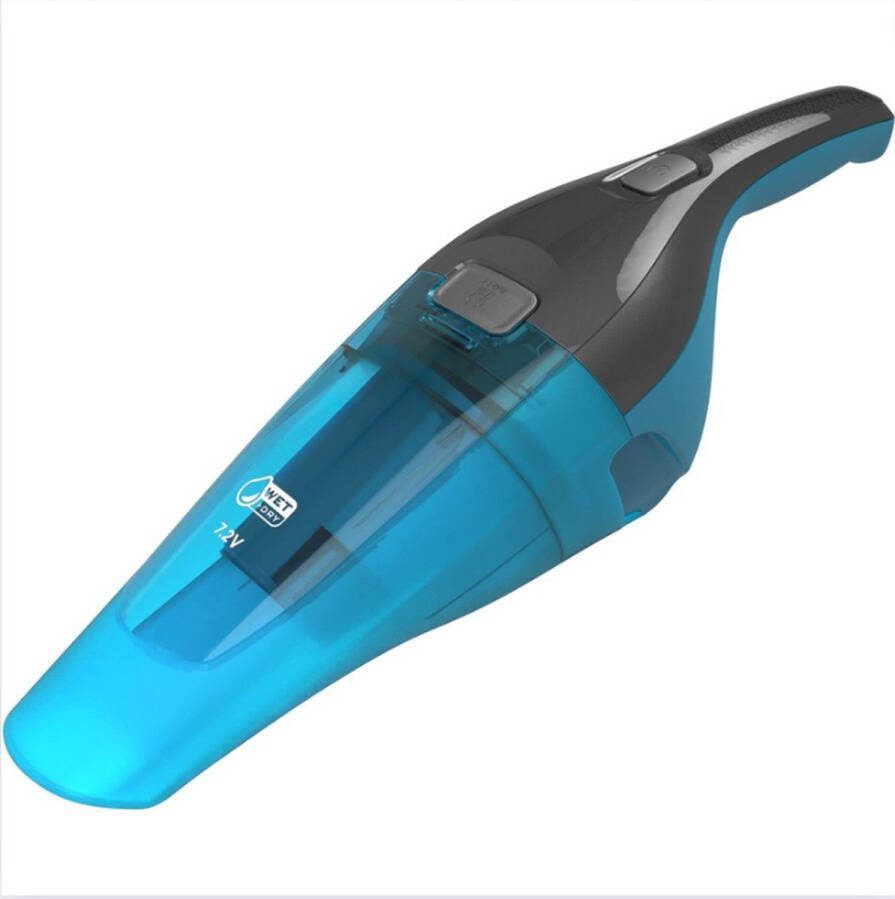 GUTEC Handheld Vacuum Cleaner Handstofzuiger Draadloos Compact Design Kruimeldief Snoerloos Krachtige Zuigkracht Blauw en Grijs