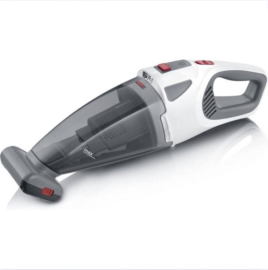 GUTEC Handheld Vacuum Cleaner Handstofzuiger Draadloos Langdurige Batterij Kruimeldief Snoerloos Wet & Dry Wit-Grijs