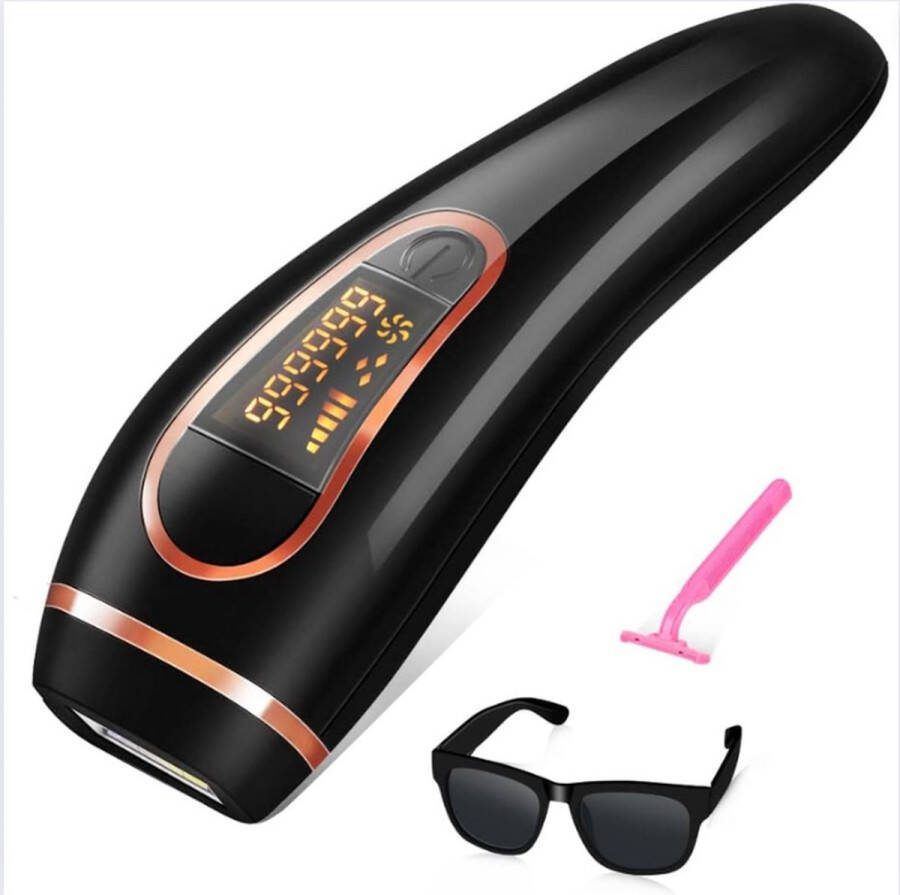 GUTEC IPL Laser Ontharingsapparaat Laser Ontharing Met 999.999 Flitsen Laser & Lichtontharing Met 5 Energieniveaus