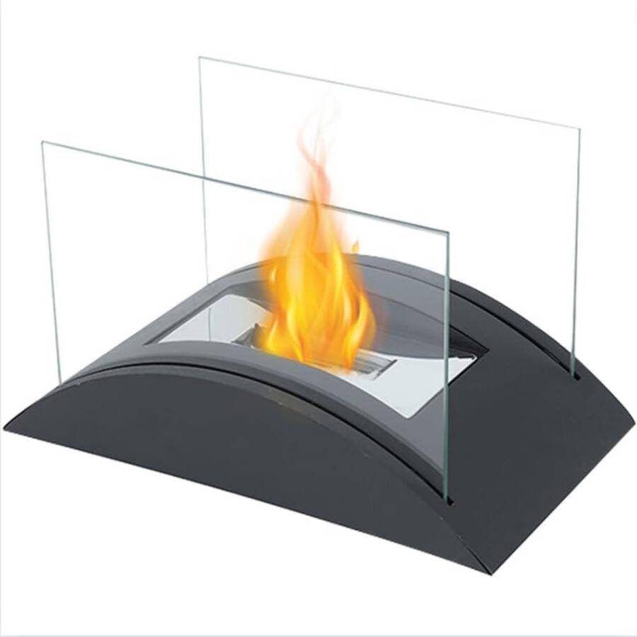 GUTEC Tafelhaard Terrashaard Met Modern Design Sfeerhaard Buiten Met 360° Uitzicht