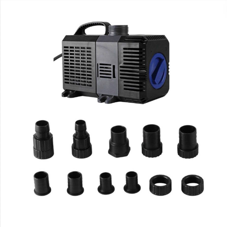 GUTEC Vijverpomp Voor In Vijver [ 5200L u ] Vijverpompen Voor Onder Water Met Instelbaar Debiet Tot 4.8m Diep Dompelpomp Met Vergendelsysteem 40W