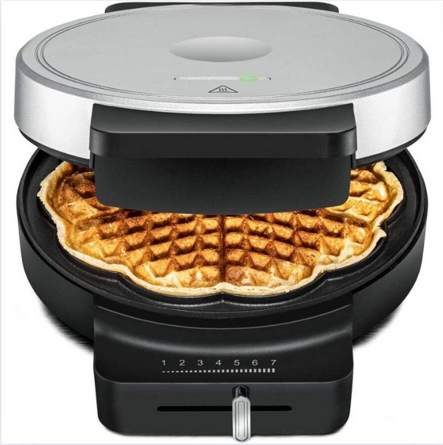 GUTEC Wafelijzer Hartvorm Wafelijzer Hartjes Met Temperatuurregeling Harten Wafelijzer Voor Perfecte Wafels
