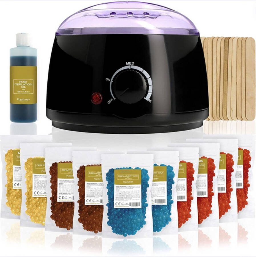 GUTEC Wax apparaat ontharen Wax verwarmer heater Voor Alle Huidtypen Wax beans waxverwarmer Met Snel Opwarmende Hypoallergene Wax