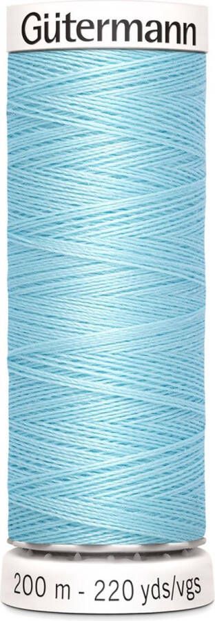 Gütermann naaigaren lichtblauw 200 meter kleur: 195