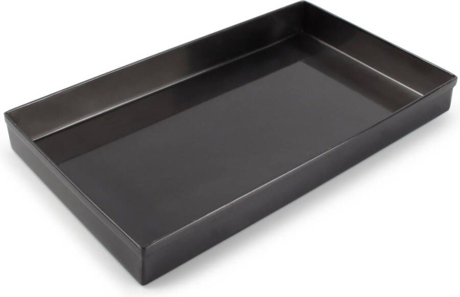 H&S Collection S|P Collection Opbergbak 28x16xH3cm geborsteld zwart Vanity