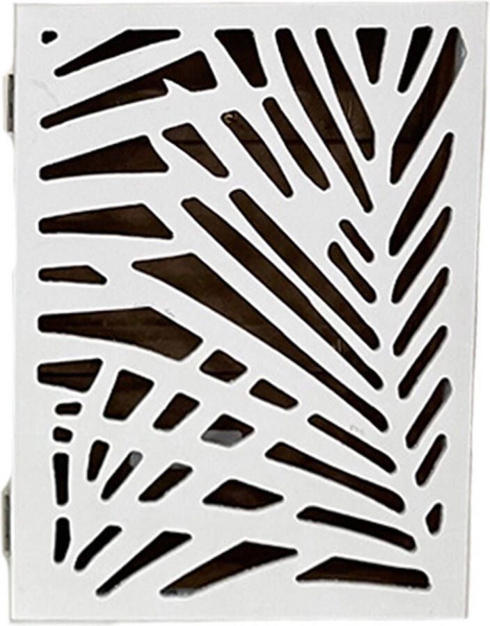 H&S Collection Sleutelkastje van hout Wit 27 x 19 x 6 cm Sleutelkastjes
