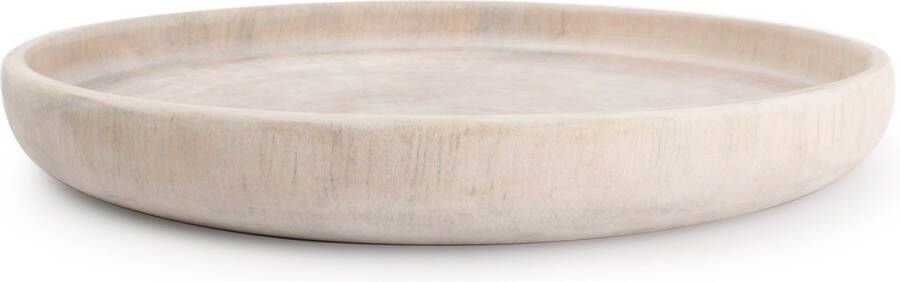 H&S Collection S|P Collection Serveerschaal 30xH3 5cm hout Pale