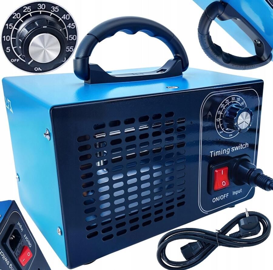 HA-MA TOOLS Ozon Generator Luchtreiniger Krachtig 70.000 mg h met Timer
