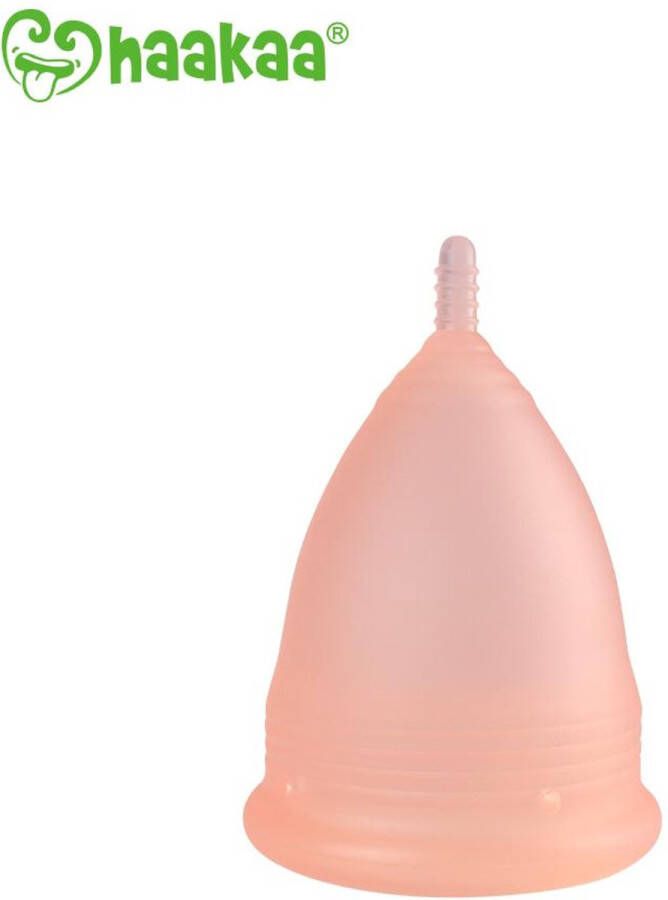 Haakaa menstruatie cup Flow Cup Coral Maat L Menstruatie opvang