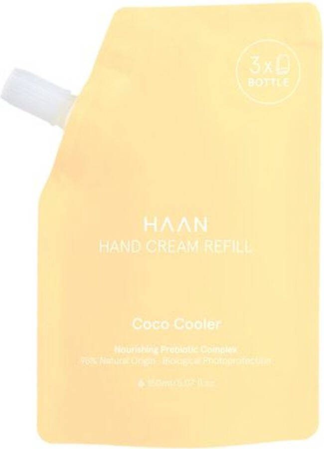 Haan Handcrème Navulling 150 ml Coco Cooler Polypropyleen Geel